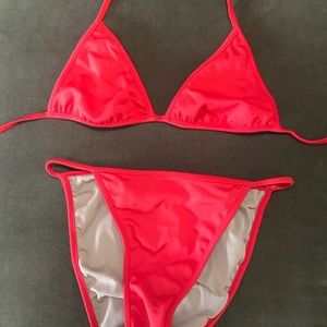 Red bikini